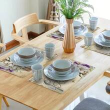1/2/4/6/8/300 Pcs Luxury Placemat Set, Featuring Modern Minimalist Easter Bunny Pattern Design. Size: 12*18 Inches/30*45 Cm, Multiple Patterns Available, Suitable For Easter Dining And Home Decor. - Multicolor - View 10