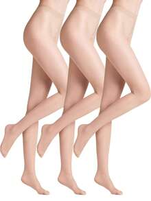 1/3/6 chiếc quần tất nữ cạp cao mỏng, ôm sát, phù hợp cho người nặng 80-120lbs - Nhiều màu - Xem 16