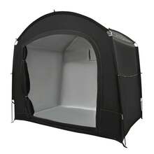 Bike Storage Shed Tent Upgraded Outdoor Portable Bicycle Storage Sheds NEW - Black - View 9