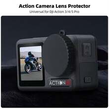 3pcs Silicone Lens Caps, Compatible With DJI Osmo Action 3/4/5Pro/6 Camera, Scratch-Resistant Protective Cover