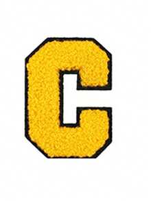 1/26pcs Chenille 2.8 Inch Letter Iron-On Patches, Suitable For Repairing Jeans, T-Shirts And Other Clothing, Letter Patch Badges - Yellow - View 30