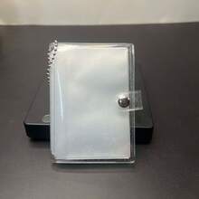 1 件/2 件迷你亮白色相册钥匙扣，16 容量 1 英寸口袋插入式 ID 相册，简约优雅的学生便携式相册 - 無色 - 查看 32