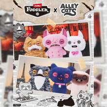 Spin Master Fuggler Alley Cats Series 9-Inch Plush Toy, Funny Ugly Monster Stuffed Animal With Human-Like Teeth, Collectible Plush For Kids, Teens, Adults & Cat-Loving Weirdos - Wrinkle McStinkles - View 4