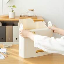 A4 Minimalist Desktop Multifunctional Foldable Assembly Storage Box - Multicolor - View 1