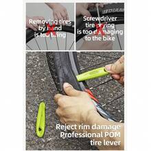 ROCKBROS 1pc Professional POM Bicycle Tyre Lever - Built-In Deflation Valve One Pair Per Order Effortless Removal Essential Bicycle Repair Tool Must-Have Cycling Accessory - Multicolor - View 9