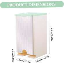 1PC Wall-Mounted Sanitary Napkin Storage Box & Small Item Organizer | Bathroom Tissue Holder For Toilet Paper, Pads, Essentials | Space-Saving Home Organization For Bathroom, Bedroom, Kitchen, Office (Waterproof, Durable) - Xanh đậm - Xem 2