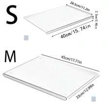 1pc Acrylic Cutting Board For Kitchen Countertop, Non-Slip Chopping Board To Protect Kitchen Surface, Kitchen Supplies, Kitchen Accessories - Multicolor - View 8