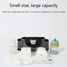 Baby Stroller Hanging Bag Storage Bag, Multi-Functional Universal Large-Capacity Storage Bag, Child Stroller Walking Aid Tool, Stroller Hanging Bag - Multicolor - View 8