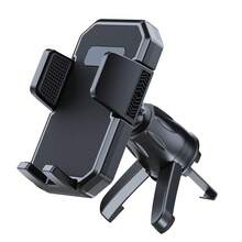 Shock-Proof Rotatable Multi-Function Car Phone Holder, Universal Type Non-Blocking Air Vent Mount - Black - View 11