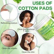 AURANY 100 piezas/Caja Almohadillas de algodón exfoliantes poderosas, que contienen ácido salicílico, control de aceite y limpieza de poros, adecuadas para pieles propensas al acné, 20% de ácido de frutas + 2% de ácido salicílico, elimina eficazmente los puntos negros y las manchas, infundido con extractos de aloe vera y árbol de té, set de regalo exfoliante facial diario - Embalaje estándar - Ver 2