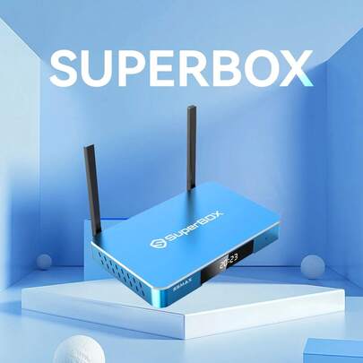 S6 Max Superbox  Fully Loaded With 4G+64GB Storage,You Can Watch Any Program You Want Without Having To Subscribe. Latest Super Box S6 Max With Voice Control,Comprehensive Set, Equipped With A Box, Mini Keyboard, Remote Control, Instruction Manual