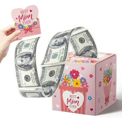 Mother's Day & Women's Day Theme Cash Surprise Gift Money Box, Party Decoration Accessories, Other Gift Packaging