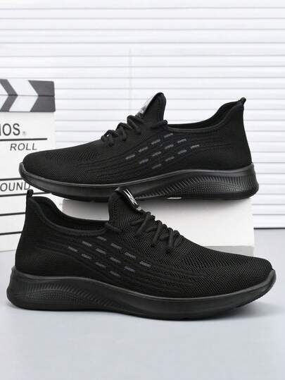 舒适春秋季休闲一脚蹬鞋，男士工作鞋，轻便防滑软底透气运动鞋，适合中老年人