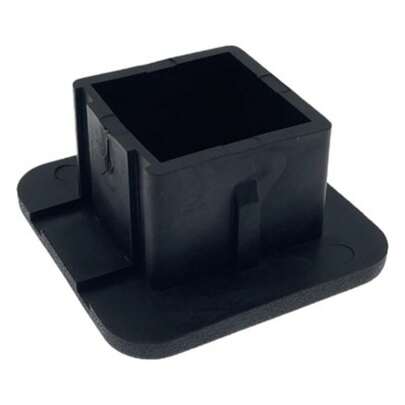 2" Tow Hitch Tube Plug Caps Accessories Black Premium High Performance Heavy