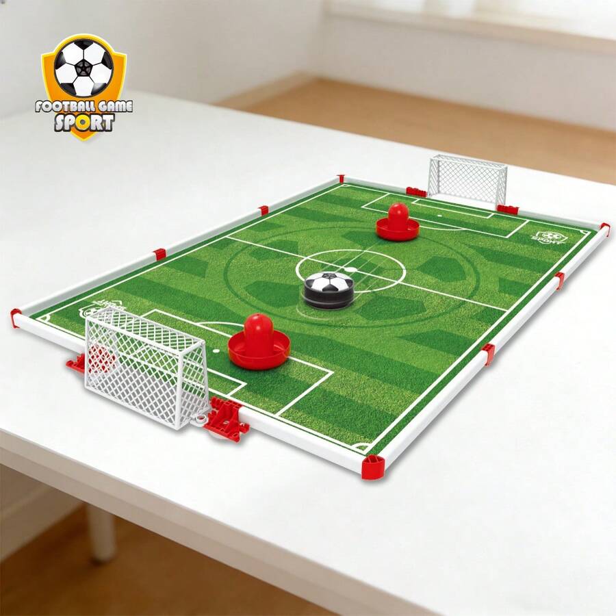 Children's Table Soccer Battle Game Toy Set Includes Playing Field Board, Goals, Soccer Ball, And Operating Accessories Realistic Stadium Design For Anytime, Anywhere Two-Player Interactive Fun Perfect For Home Playtime And Holiday Family Gatherings Suitable For Boys And Girls Aged 3 And Up Ideal Pretend Play Interactive Game And Party Activity - Multicolor - View 1