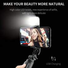 Tangle Free Large Size Phone Photography Accessories With Fill Light 40 Inch Extendable Phone Selfie Stick Professional Floor Stand Designed For Live Streaming With Wireless Remote Control Smartphone Tripod 360° Rotatable Stable Anti Shake Handheld Monopod Perfect For Travel And Outdoor Vlogging And Broadcasting Women's Day Gift Birthday Celebration - 40 Inch - View 7