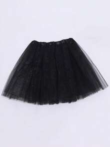 1pc Adult Tutu Skirt, Mesh Princess Puff Skirt, Cosplay Tutu Dress, Birthday Party Role Play Costume, Dance Performance Puff Skirt - Hot Pink - View 6