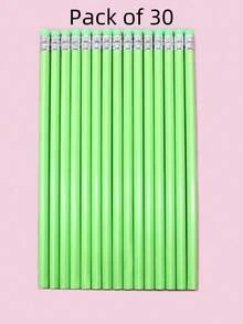 Colored Pencils HB Macaron Triangle Shaft Sketching Drawing Writing Pencils, High-Quality With Eraser Tip, Sketching Drawing Pencils HB - Multicolor - View 24