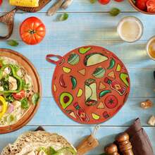 Bolsa calentadora de tortillas,Bolsa calentadora de tortillas,Soporte portátil para tortillas| Bolsa para guardar tortillas, soporte para guardar tortillas de tela aislada de 12 pulgadas - 1 - Ver 3