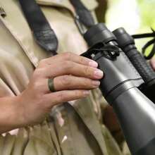 Anillos de silicona King Will para hombres alianzas de boda de goma verde oliva y naranja con diseño único de pico de montaña 8 mm de ancho 2 2 mm de grosor ajuste cómodo tamaño 7-13 - 13 - Ver 4