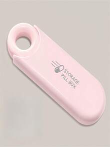 1个颜色匹配的迷你便携式防水防潮药盒，3格收纳盒，商务旅行药品分装盒，非常适合海滩、暑假、返校等场合。 - 彩色 - 查看 18