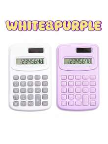 迷你便携式科学计算器/会计袖珍计算器，外观可爱，色彩鲜艳，专为学生设计，开学季必备 - 均碼 - 查看 11