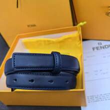 Classic Style Women's Letter Belt, 100cm Adjustable Waist Belt, Chic PU Waistband With Gift Box, Fashion Accessory For Pants Dresses, Elegant Gift Choice - Gold Buckle + Black - View 1