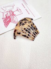 Acetate French Retro U-Shaped Hair Clip Bun Maker, Modern Minimalist Hair Accessory, Versatile Hair Styling Tool - Multicolor - View 11