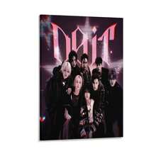 Framed Stray KPOP Boy Group Poster Canvas Wall Art Wall Hanging Birthday Party Background Banner For Living Room Bedroom Dorm Decoration - Multicolor - View 1