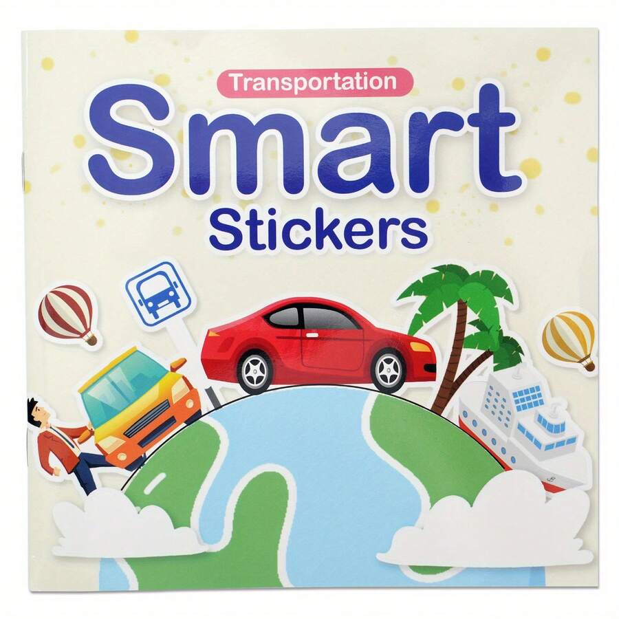Vehicles & Traffic Sticker Playbook – Transportation Scenes With Road-And-Role Placement Tasks - Transportation - View 1