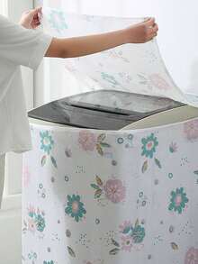 غطاء واقي من الغبار لمروحة كهربائية بطبعات فاكهة ملونة، عبوة فردية، تصميم مغلق بالكامل من الأرض إلى السقف. غطاء منزلي عالمي جديد مناسب للمطبخ وغرفة المعيشة والنوم. - متعدد الألوان - مشاهدة 5