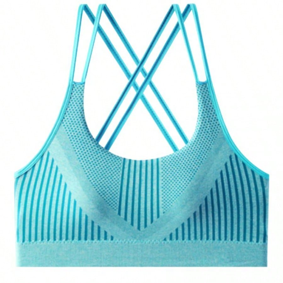 Chaleco de yoga Pinkamy - Azul turquesa, talla única