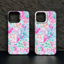Pretty Beach Fish Print Element-Design Phone Case, Suitable For IPhone Models 16, 15, 14 Pro Max, 13, 12, 11, XR, XS Plus Phone Cases, Made Of TPU Silicone Material, Providing Shock And Drop Protection, With Drop Protection Function, And Has A Very Good Hand Feel. It Is The Most Suitable Gift For Family, Friends, And Loved Ones. - 銀色LB11 - 查看 7