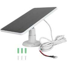 Panel Solar Cargador de Cámara Panel Solar para Batería Cámara de Vigilancia Módulo Solar Exterior Compatible con Doorbell, Video Doorbell 2, 3+ (CSP4W-OW),39826277 - Negro - Ver 1