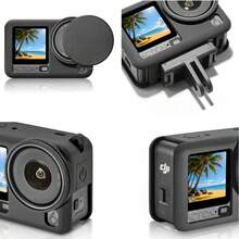 Silicone Protective Case For D.JI Osmo Action 6, Shockproof Dustproof Scratch Resistant Camera Cover With Wrist Strap And Lens Cap, Full Body Protection For Sports And Daily Use, Compatible With Action 6 Camera Accessories