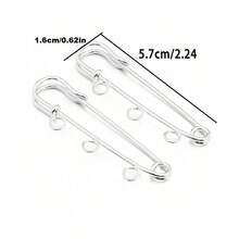 5pcs DIY Iron Brooch Pins, Suitable For Jewelry Making