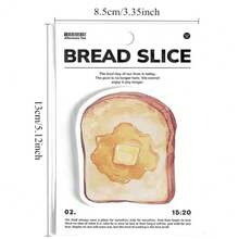 30pcs/Pack Retro Aesthetic Bread & Coffee Themed Sticky Notes, Versatile Memo Pads Suitable For Students, Schools, Teachers, Planners, Cafes, Bakeries, Office Supplies, Stationery, Home Reminders, Student/Teacher Gifts, Back To School Rewards - Bread Coffee Good Weather - View 5