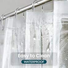 Clear Shower Curtain Liner Clear Sower Curtain Liner Plastic Sower Liner PEVA 72 X 72 Ligweig Of Sower Curtains  Batroom Wit S And Rustproof Gromme - Trong sáng - Xem 5