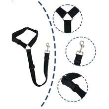 1 Set Black Cat & Dog Pet Leash With Reflective Strip, Dog/Cat Walking Leash, Non-Choke Collar Leash, 2pcs - Black - View 7