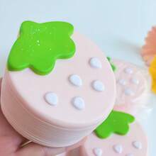 热门PU慢回弹草莓慕斯蛋糕软萌减压玩具，粘性柔软挤压玩具，学生适用 - 彩色 - 查看 2