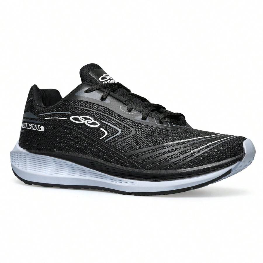 Men's Modern Unisex Stylish Athletic Shoes, Lightweight, Comfortable, Durable, Ideal For Gym, Walking, And Everyday Use, Sizes 34 To 43 - 黑與白 - 查看 1