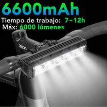 Luces para bicicleta, luz calida y fria para manubrio de bicicleta, luz para iluminar el camino - Grande - Ver 2