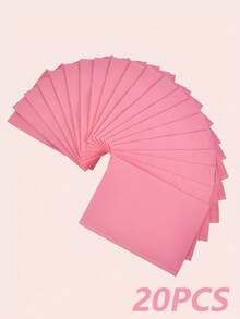 Engångsbordsmattor för nagelkonst, vattentäta dukar med nagelklistermärken, 20 stycken per förpackning. Rosa vikbara nagelmattor i tre lager, lämpliga för nagelsalonger (rosa), nageltillbehör, nagelverktyg, skolstartssäsongen, nagelkonst, nagelverktyg - Rosa - Visa 11