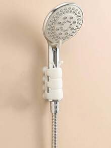 1pc Silicone Suction Cup Shower Head Holder, Universal Fit Without Drilling, Bathroom Accessory - Multicolor - View 2