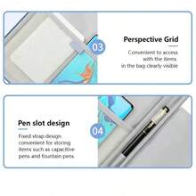 10.9英寸/12.9英寸通用平板电脑保护套，采用防震防水耐磨PU材质，多口袋设计，柔软内衬，适用于iPad 10/10.9英寸、7/8/9/10.2英寸、Mini 7/6、Air 11(M2)、Pro 12.9英寸等机型。商务旅行、办公通勤、学生、专业人士、汽车内饰收纳的理想之选。