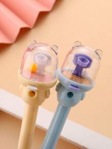 [Customized] Adorable Cartoon Shaped Customized Pen, Pen Body Can Print Exclusive Name/Text, Suitable For Students Taking Notes, Daily Writing, Personalized Gift