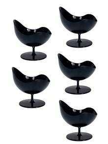 塑料冰淇淋杯、酸奶慕斯杯、黑布丁杯、黑色创意甜点杯、塑料冰淇淋杯