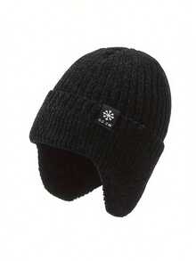 Men's Warm Knit Hat With Thermal Lining And Ear Protection - Thick Insulated Headband, Suitable For Elderly, Middle-Aged Fathers And Grandfathers - Black, Father's Day Gift, Gift For Husband, Dad, Grandpa And Grandfather - Multicolor - View 11