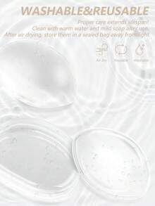 Reusable Silicone Breast Pads Push Up Inserts - Invisible Bust Enhancer Padding, Waterproof & Self-Adhesive For Bathing Suits, Bras, Deep Necklines - Multicolor - View 4