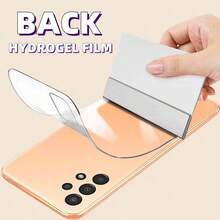 Miếng dán màn hình chống nước dạng gel chất lượng cao, phủ toàn màn hình, tương thích với Samsung Galaxy S26 Ultra S25 S24 S23 S22 Ultra Plus FE, màng bảo vệ TPU bám dính mạnh (không phải kính), bảo vệ mặt sau trong suốt, thích hợp sử dụng hàng ngày, văn phòng, nhà. Chống nước, chống sốc, chống rơi, chống trầy xước. - Trong sáng - Xem 2